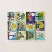 Puzzle Art Judaica 12 tribus d'Israël (Horizontal)