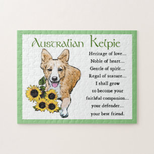 Puzzle Art Kelpie australien