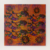 Puzzle Art Kokopelli  (Horizontal)