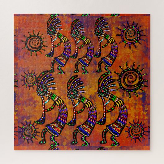 Puzzle Art Kokopelli  (Vertical)