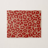 Puzzle Art léopard rouge (Horizontal)