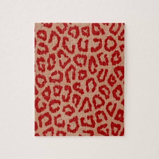 Puzzle Art léopard rouge (Vertical)
