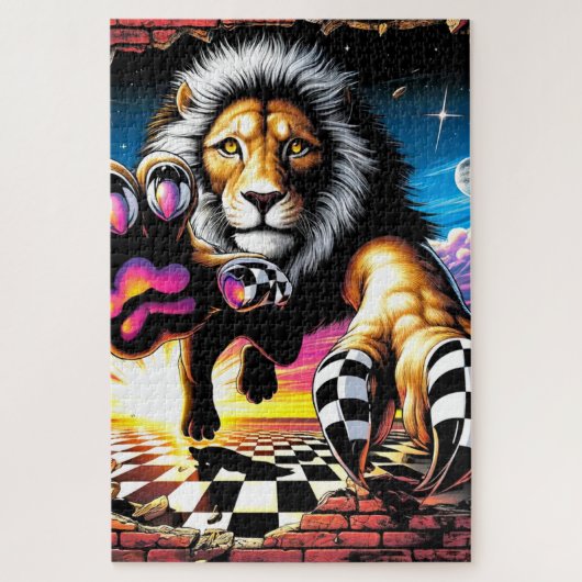 Puzzle Art Lion (Vertical)