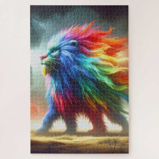 Puzzle Art Lion (Vertical)