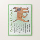 Puzzle Art Malinois belge (Vertical)