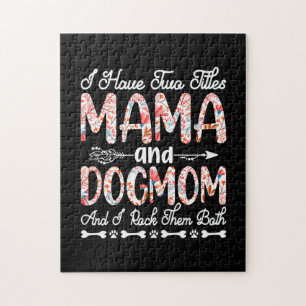 Puzzle Art Mère Mama Et Chien Maman Anniversaire