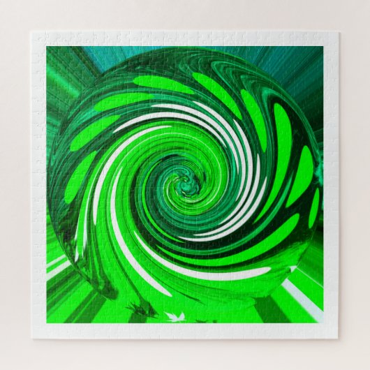 Puzzle Art mixte vert (Vertical)