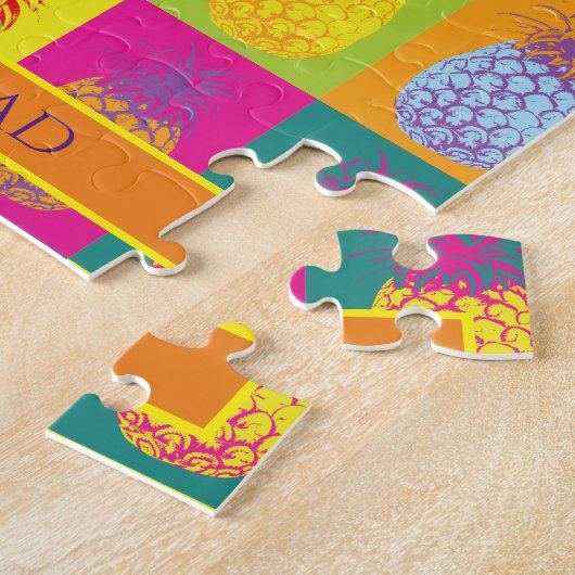 Puzzle Art moderne audacieux Pineappy Pop Art Motif (Côté)