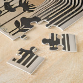 Puzzle Art Moderne du Milieu du Siècle Coucher de soleil (Côté)