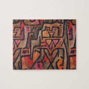 Puzzle Art Moderne Expressionniste Abstrait de Forêt de K
