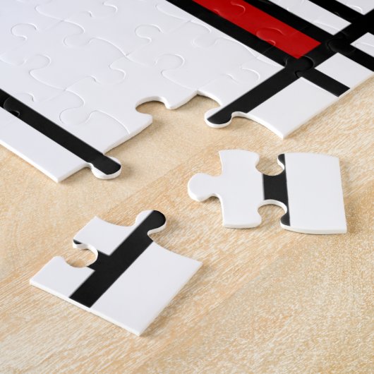 Puzzle Art Moderne Mondrian ~ 8 x 10 (Côté)