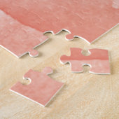 Puzzle Art moderne rose de corail d'Ombre de peinture (Côté)