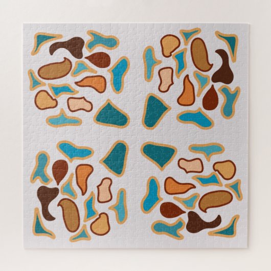 Puzzle Art Motif de ton de la Terre Abstraite du Sud-Oues (Horizontal)