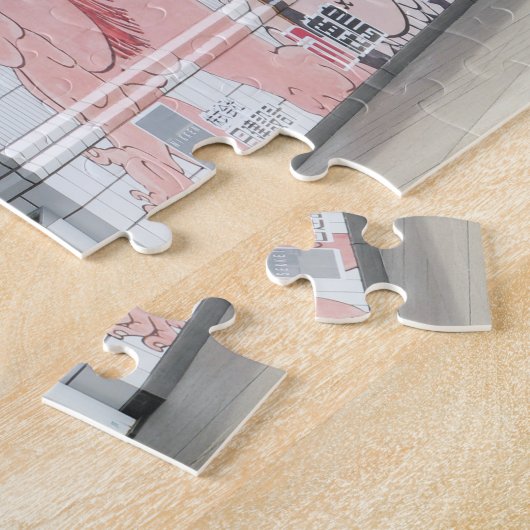 Puzzle Art mural de mur de sumo (Côté)