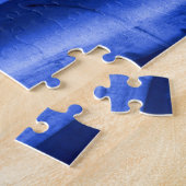 Puzzle Art nautique style hollandais Delft Blue Fishing B (Côté)