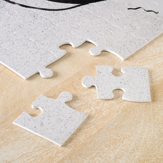 Puzzle Art noir et blanc Jane Avril par Toulouse Lautrec (Côté)