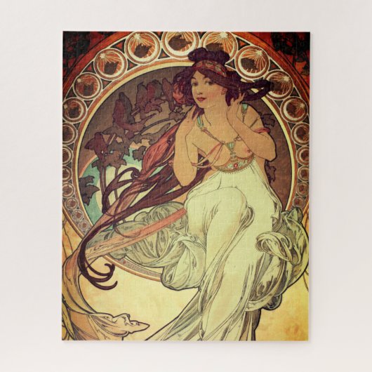Puzzle Art nouveau Alphonse Mucha élégante vintage (Vertical)