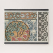 Puzzle Art nouveau Cyclamen floral Eugene Grasset elegant (Horizontal)