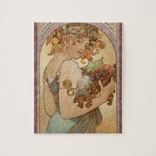 Puzzle Art Nouveau Femme Mucha Belle (Vertical)