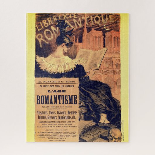 Puzzle Art nouveau librairie romantique gothique grasset (Vertical)