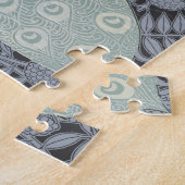 Puzzle Art Nouveau Peacock Classic Vintage Bird (Côté)
