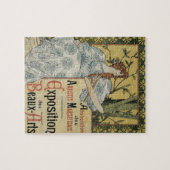Puzzle Art Nouveau vintage, Exposition des Beaux Arts (Horizontal)