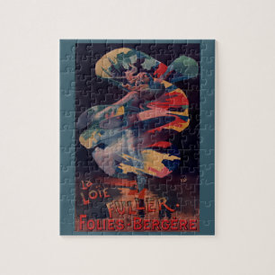 Puzzle Art Nouveau vintage, Loie Fuller aux Folies Berger