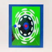 Puzzle Art numérique abstrait cible (Vertical)