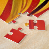 Puzzle Art numérique de lion coloré  (Côté)