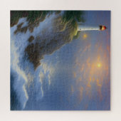 Puzzle Art numérique du phare de Cliff (Horizontal)