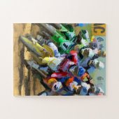 Puzzle Art numérique Motocross Racing (Horizontal)