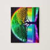 Puzzle Art numérique photographique d'un arbre de vie (Vertical)