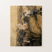 Puzzle Art occidental "Roping Palomino" par Maynard Dixon (Vertical)