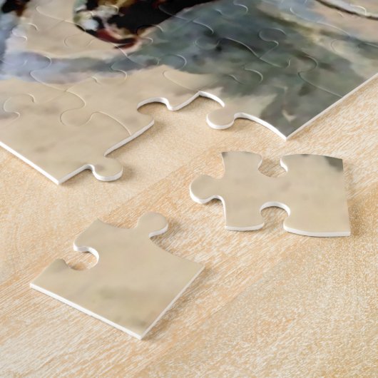 Puzzle Art occidental "The Quitter" par Charles M Russell (Côté)