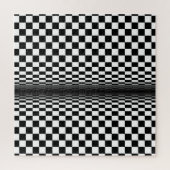 Puzzle art optique noir contraste (Vertical)