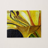 Puzzle Art original de Lys doré jaune (Horizontal)