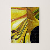 Puzzle Art original de Lys doré jaune (Vertical)