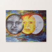 Puzzle Art original lune de soleil éclipse (Horizontal)