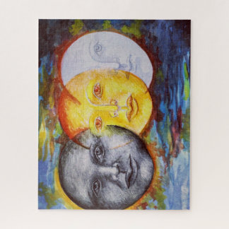 Puzzle Art original lune de soleil éclipse