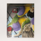 Puzzle art perroquet (Vertical)