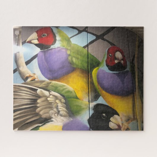 Puzzle art perroquet (Horizontal)