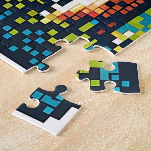 Puzzle Art Pixel de Disk Golf (Côté)