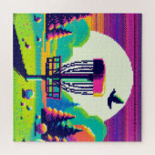 Puzzle Art Pixel de la broche de disque (Horizontal)