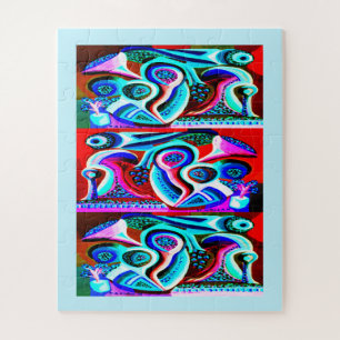 Puzzle Art plante Alien