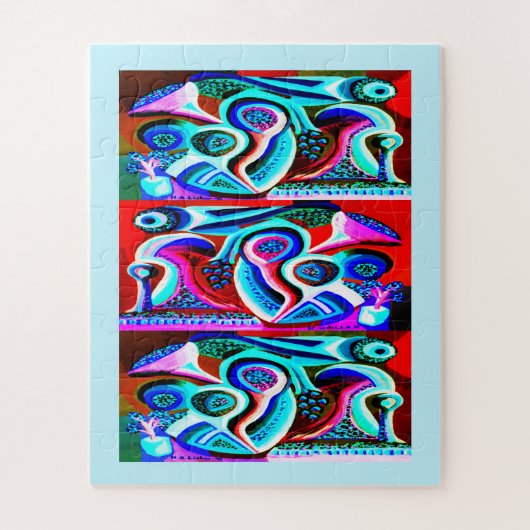 Puzzle Art plante Alien (Vertical)