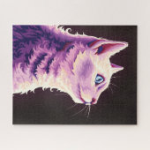Puzzle Art Pop Chat Blanc Psychedelique Vibrant (Horizontal)