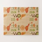 Puzzle Art populaire d'oiseau d'automne (Horizontal)