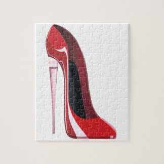 Puzzle Art stylet rouge de chaussure de talon de