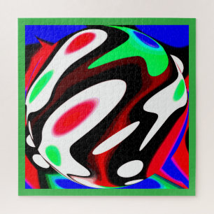 Puzzle Art sur le réchauffement de la planète chaude