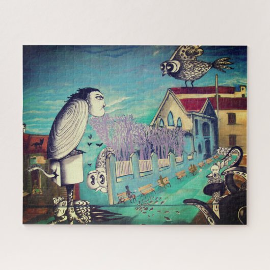 Puzzle art surréaliste de valparaiso (Horizontal)